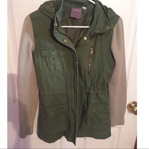 Green bomber jacket
